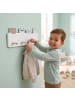 relaxdays Kindergarderobe in Grau/ Rosa - (B)40 x (H)20 x (T)5,5 cm