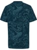 Hummel Shirt "Aop Logo T-Shirt" in Blau