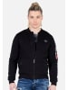 Cipo & Baxx Collegejacke in Navyblue