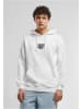 Mister Tee Hoodie "NYC Old English Wording Patch Hoody" in Weiß