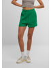 Urban Classics Urban Classics Ladies Musselin Shorts in froggreen