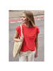 Street One T-Shirt in chili red