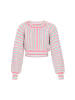 IZIA Sweater in turquoise multicolor