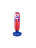 LEAN TOYS Aufblasbarer Boxsack Rot Blau 125CM