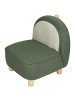 Beliani Kindersessel FABORG in Grün/Beige/Braun - (W) 50 x (H) 56 x (L) 47 cm