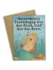 Mr. & Mrs. Panda Grußkarte Wassermann Astrologie Design mit Spruch in Weiß