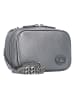 Lacoste Origin Croc Umhängetasche Leder 16 cm gunmetal