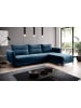 MF Design Sonic Recamiere Rechts in Marineblau -  (L) 276 x (B) 276 x (H) 100 cm