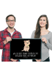 Mr. & Mrs. Panda Eingangsteppich Quokka Happy mit Spruch in Schwarz
