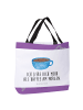 Mr. & Mrs. Panda Tote Bag Kaffee Tasse mit Spruch in Weiß