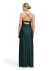 Vera Mont Abendkleid mit Wasserfallausschnitt in Dusty Slate