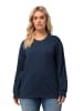 Ulla Popken Sweatshirt in dunkelblau