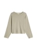 Marc O'Polo Oversize Longsleeve cropped in Smooth Sage