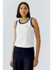 Oui Tank Top in offwhite blue