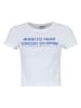 Noisy may Noisy may NMMOLLY S/S BOOK T-SHIRT in bright white/blue