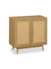 relaxdays Sideboard in Natur - (B)80 x (H)75 x (T)40 cm