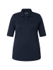 Ulla Popken Poloshirt in dunkles marine