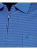Ragman Softknit-Polo fineliner mit RV in Blau