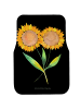 Mr. & Mrs. Panda Autoteppich Blume Sonnenblume ohne Spruch in Schwarz