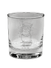 Mr. & Mrs. Panda Whiskey Glas Waschbär ohne Spruch in Transparent