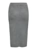 NAEMI Damen Rock in Grau Melange