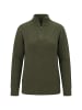 Ulla Popken Pullover in dunkel khaki
