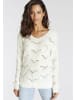 Laura Scott Strickpullover in wollweiß