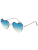 BEZLIT Damen Sonnenbrille in Blau-Gelb - Gold