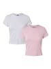 Pieces T-Shirt in Roseate Spoonbill