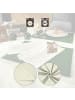 REDBEST Jacquard, Baumwollmischung Tischset 2er-Pack Snowflake in natur