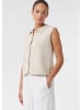 comma CI Strickjacke ärmellos in Beige