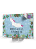Mr. & Mrs. Panda Adventskalender Einhorn Yoga mit Spruch in Eisblau