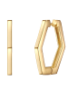 Lulu & Jane Creolen aus Metall-Legierung in gelbgold