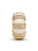 Pandora Clip-Charm Steine und Emaille Goldfarben