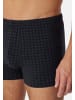 Schiesser Retro Short / Pant Cotton Casual Cotton in Schwarz / dunkelblau