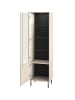 Feldmann-Wohnen Standvitrine Sophie kaschmir matt 55 / 40 / 190cm