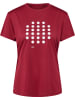 Hummel Hummel T-Shirt Hmlcourt Paddeltennis Damen Leichte Design Schnelltrocknend in RHUBARB