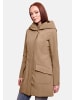 Marikoo Softshellmantel Mayleen in Taupe