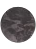 Pergamon Fellteppich Pearl Rund in anthrazit