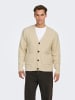 ONLY & SONS Strickjacke in Oatmeal