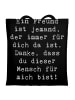 Mr. & Mrs. Panda Tote Bag Spruch Freund fürs Leben mit Spruch in Schwarz