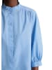 Marc O'Polo DENIM Bluse mit Raffungen relaxed in Flaxflower Blue