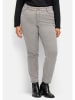 sheego Gerade Jeans in grey Denim