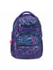 Wave Rucksack Infinity Tasche Schulrucksack "Stripes Purple" Kinder Ranzen 10 Jahre