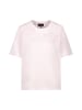 monari T-Shirt mit 3D-Blumen in French Rose