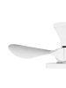 Beliani Deckenventilator mit Licht PUNTI in Weiß - (W) 60 x (H) 22 x (L) 60 cm