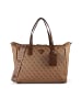 Guess Latona Shopper Tasche 52 cm in latte logo