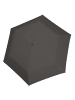 Knirps U.200 Ultra Light Duomatic - Taschenschirm Regenschirm (mat cross) in dark grey