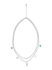 grassland Women Necklace in Silver Turquoise