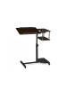 relaxdays Laptoptisch in Schwarz - (B)77 x (H)100 x (T)40 cm